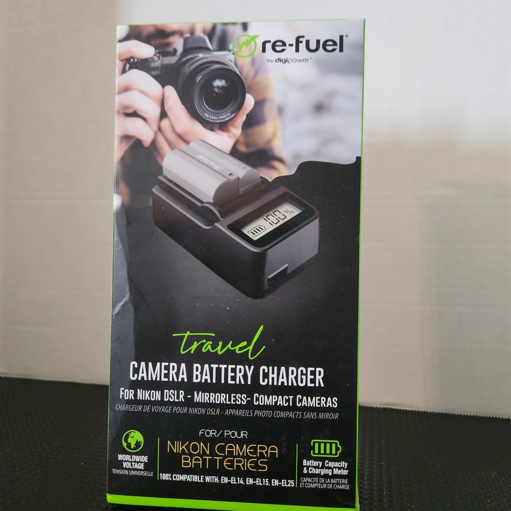 Nikon Camera Battery Charger - Black and Gray